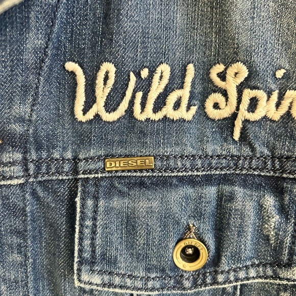 Diesel Industry Wild Spirit Women’s Jeans Jacket Size M - Picture 6 of 16